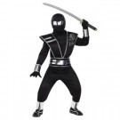Fun World Boys Silver Mirror Ninja Costume-FW131602_M 204454259