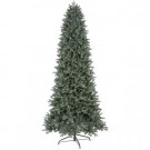 GE 9 ft. LED Indoor Just Cut Deluxe Aspen Fir Artificial Christmas Tree with Color Choice Lights and 1-Plug-01592HD 206768377