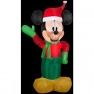 Gemmy 3.5 ft. H Inflatable Holiday Mickey in Winter Outfit-86348X 206403206