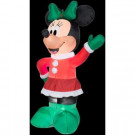 Gemmy 5.5 ft. H Inflatable Holiday Minnie-87782X 206403209
