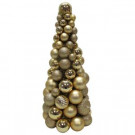 Home Accents Holiday 18 in. Gold Shatter-Proof Christmas Ornament Core Tree-HD20160150A 206950470