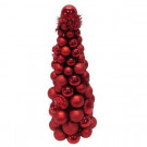 Home Accents Holiday 18 in. Red Shatterproof Christmas Ornament Core Tree-HD20160150C 206950593