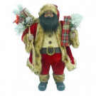 Home Accents Holiday 24 in. A/F Fabric Santa-A-154055AF 206954354