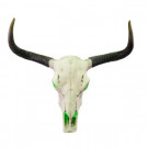 Home Accents Holiday 27 in. Hanging Halloween Texas Longhorn Skull with LED Illumination-6342-29641 206770844