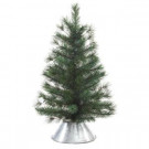 Home Accents Holiday 29 in. Unlit Artificial Pine Tree in Metal Bucket-2242450HD 205915580