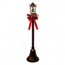 Home Accents Holiday 56 in. Christmas Lamppost with Snow Blowing Lantern-6207-56251 206954021