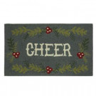 Home Accents Holiday Cheer 17 in. x 29 in. Hand Hooked Holiday Mat-520113 206993487