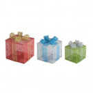 Home Accents Holiday Glittered Gift Boxes Decor (Set of 3)-M2025508HD 205079379