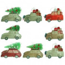 Home Accents Holiday Hand-Painted Car and Truck Ornament Assortment Set (12-Count)-HEGL26 207045435