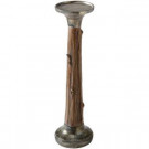 Home Decorators Collection 13 in. 3-Tier Tree Trunk Pillar Candle Holder-9754900820 300135807