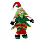 Kurt S. Adler 16 in. Battery-Operated Singing and Jumping Plush Christmas Tree-D2296 300587884