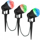 LightShow AppLights LED RGB Spotlight Stake (Set of 3)-38874 205952114