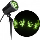 LightShow Whirl-A-Motion Witches with Cats Green Projection Spotlight-59678 205832509