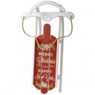 Martha Stewart Living 31.25 in. Decorated Standing Sled-9736400110 300266291