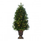 Martha Stewart Living 4 ft. Indoor Pre-Lit Downswept Douglas Fir Artificial Christmas Entrance Tree-9318200610 206497586