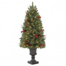 Martha Stewart Living 4 ft. Winslow Potted Artificial Christmas Tree with 100 Clear Lights-TV40P4598C00 205983396