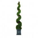 Martha Stewart Living 5 ft. Juniper Slim Spiral Artificial Tree-9317100610 206498232