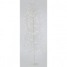 Martha Stewart Living 5 ft. Pre-Lit LED White Lighted Artificial Christmas Tree-9783910410 300259464