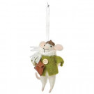 Martha Stewart Living Dorian Plum Festive Mouse Ornament-9716440730 300325377