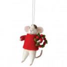 Martha Stewart Living Mistletoe Mouse Festive Mouse Ornament-9716430730 300325375
