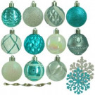 Martha Stewart Living Winter Wishes Shatter-Resistant Assorted Ornament (101-Count)-HE-968 207045411
