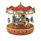 Mr. Christmas 13 in. Dia Animated Musical Vintage Carousel-19977 207018248