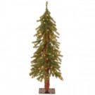National Tree Company 3 ft. Hickory Cedar Artificial Christmas Tree with 50 Clear Lights-CED7-30LO-S 207183117