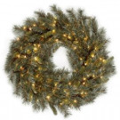 National Tree Company 36 in. Winchester Pine Artificial Wreath with Clear Lights-WCH7-300-36W-1 300182753