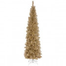 National Tree Company 6 ft. Champagne Tinsel Artificial Christmas Tree-TT33-702-60 300487954