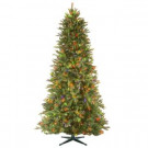 National Tree Company 6.5 ft. PowerConnect Tiffany Fir Artificial Christmas Slim Tree with Multicolor Lights-PETF4-305P-65MS 300443236