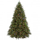 National Tree Company 7-1/2 ft. Feel Real Jersey Fraser Fir Hinged Artificial Christmas Tree with 1250 Multicolor Lights-PEJF1-301-75 207183273