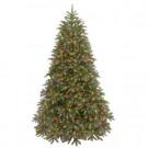 National Tree Company 7-1/2 ft. Feel Real Jersey Fraser Medium Fir Hinged Artificial Christmas Tree with 1000 Multicolor Lights-PEJF1-303-75 207183276