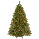 National Tree Company 7-1/2 ft. Winchester Pine Hinged Artificial Christmas Tree with 500 Multicolor Lights-WCH7-301-75 207183340