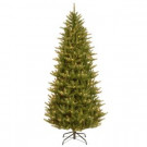 National Tree Company 7.5 ft. Natural Fraser Slim Artificial Christmas Tree with Clear Lights-PENAF4-335-75 207183288