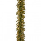 National Tree Company 9 ft. Pre-Lit Dunhill Fir Garland with Clear Lights-DU-9ALO-1 202874422