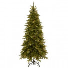 National Tree Company Chesapeake Fir Slim 7.5 ft. Artificial Christmas Tree with Clear Lights-PECK1-304-75 207183227
