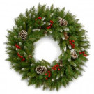 National Tree Company Frosted Berry 24 in. Artificial Wreath-FRB-24W-1 300182826