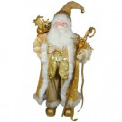 National Tree Company Plush Collection 36 in. Gold Santa-TP-S143601 205580589