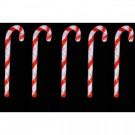 Novolink 29 in. 150 White LED Decorative Candy Cane (Set of 5)-AS-CC5 206455924