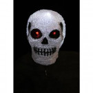 Novolink 7.9 in. H 10-Light White LED Decorative Skull Light-AS-SKL10 300256702