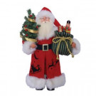 Santa's Workshop 15 in. Up and Away Santa with Tree-7220 207146905