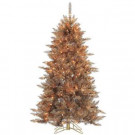 Sterling 5 ft. Pre-Lit Layered Copper and Silver Frasier Fir Artificial Christmas Tree with Clear Lights-6027--50CP 206482514