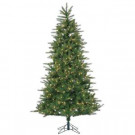 Sterling 7.5 ft. Pre-Lit Natural Cut Franklin Spruce Artificial Christmas Tree with Clear Lights-6256--75C 206482518