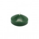 Zest Candle 1.75 in. Hunter Green Floating Candles (Box of 24)-CFZ-016 203362933