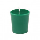 Zest Candle 1.75 in. Hunter Green Votive Candles (12-Box)-CVZ-012 203363151