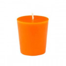 Zest Candle 1.75 in. Orange Votive Candles (12-Box)-CVZ-009 203363146