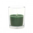 Zest Candle 2 in. Hunter Green Round Glass Votive Candles (12-Box)-CVZ-026 203363165