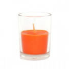 Zest Candle 2 in. Orange Round Glass Votive Candles (12-Box)-CVZ-019 203363158