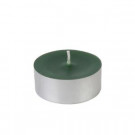 Zest Candle 2.25 in. Hunter Green Mega Oversized Tealights Candles (12-Box)-CTM-009 203363081