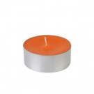 Zest Candle 2.25 in. Orange Mega Oversized Tealights (12-Box)-CTM-004 203363076